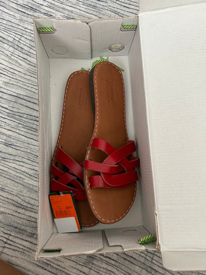 Kırmızı Kadın Terlik - Görsel 2