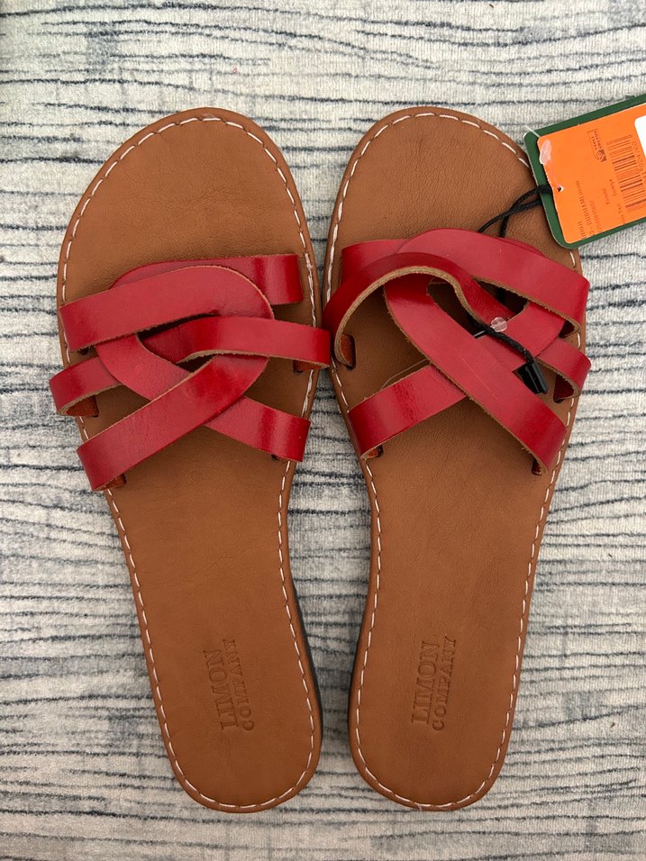 Kırmızı Kadın Terlik - Görsel 3