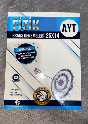 AYT Fizik Branş Denemeleri 25x14 Güncel
