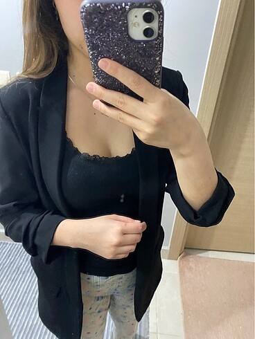 Zara büzgülü kol blazer