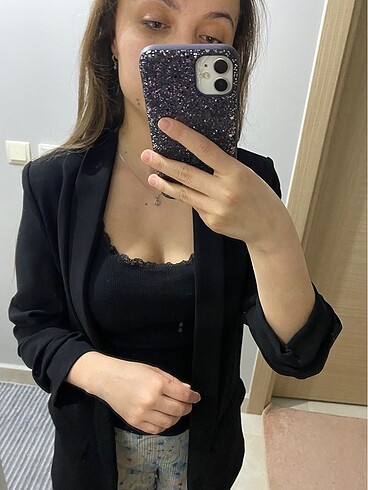 Zara Zara büzgülü kol blazer