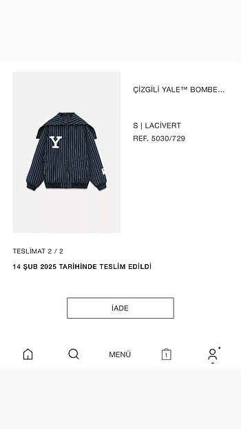 s Beden Zara bomber ceket