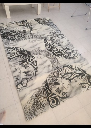 Bohem Gri Desenli Halı - Görsel 2