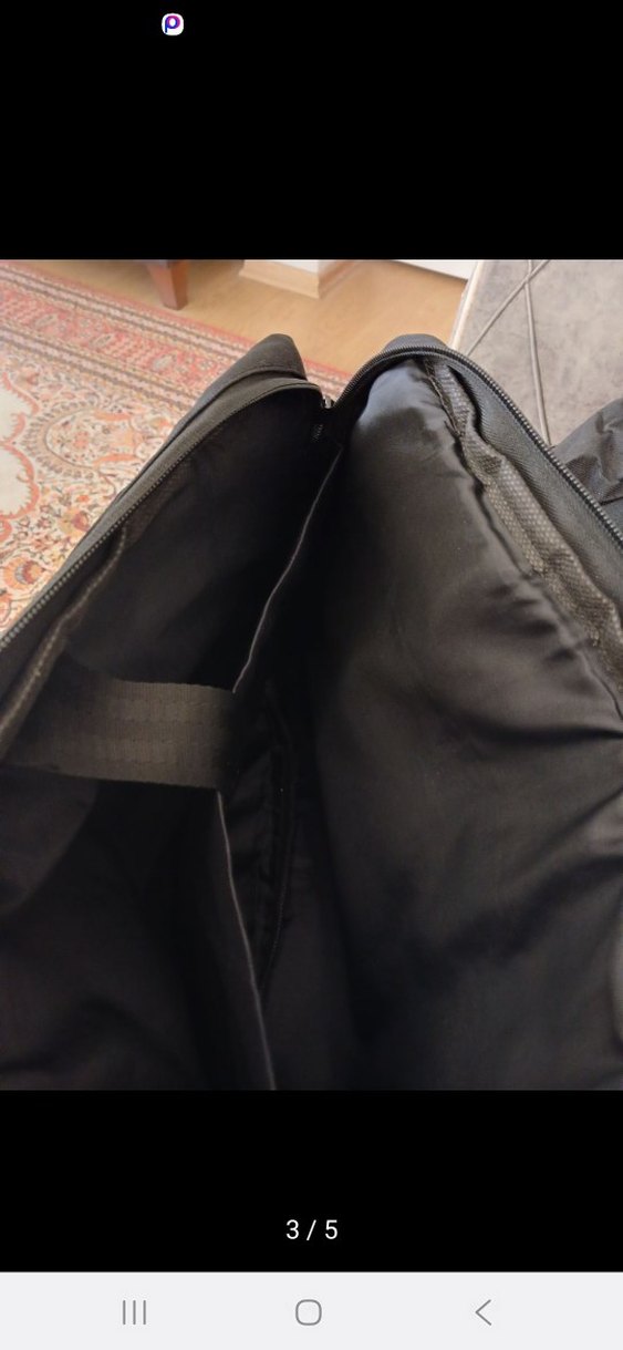 Siyah Kadın Laptop Çantası Tokalı - Görsel 3