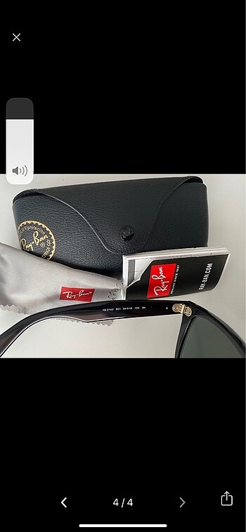 Ray-Ban RB 2140 901 siyah güneş gözlüğü - Görsel 4