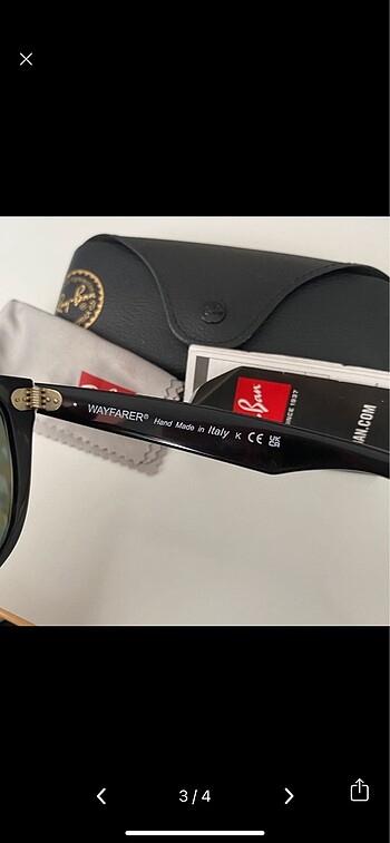 Ray-Ban RB 2140 901 siyah güneş gözlüğü - Görsel 3