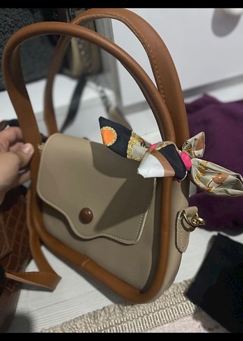 Kahverengi Deri Kadın Çanta - Görsel 2