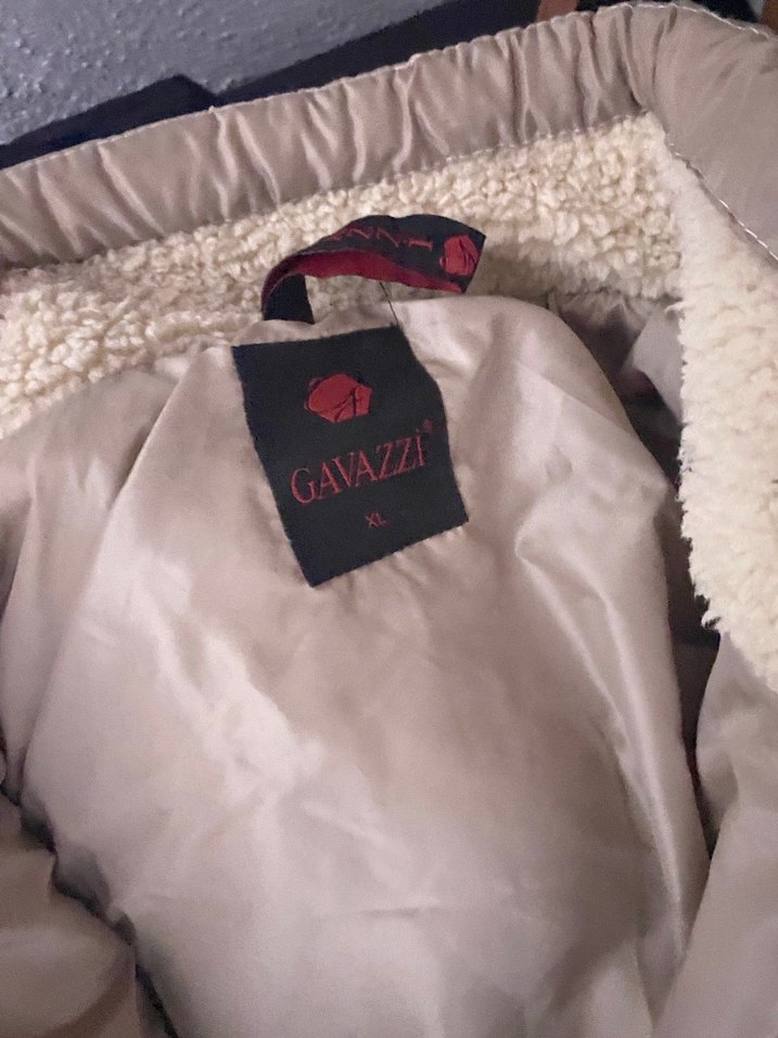 Kürklü Bej Kadın Kışlık Mont Kapüşonlu - Görsel 4