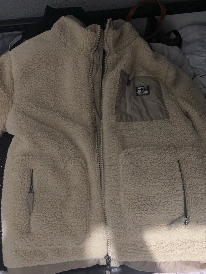 Kürklü Bej Kadın Kışlık Mont Kapüşonlu - Görsel 5