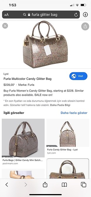 Furla Furla Cany Glitter Bag