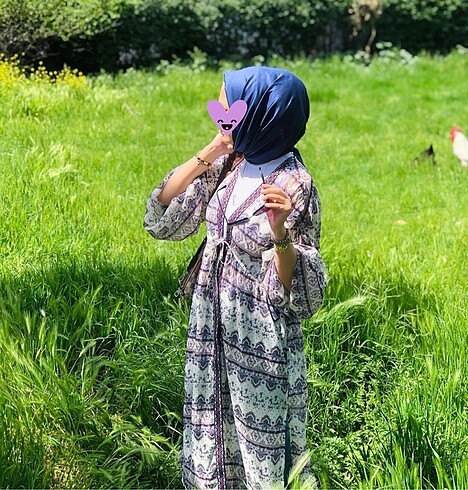 Kimono uzun tül