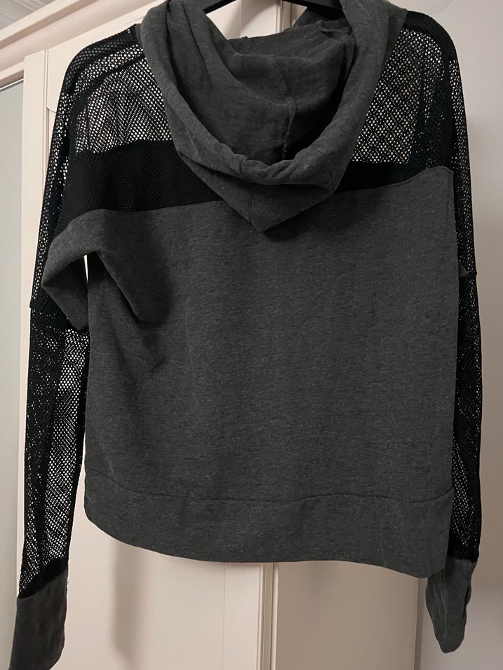 Penti Füme File Detaylı Kadın Spor Sweatshirt - Görsel 2