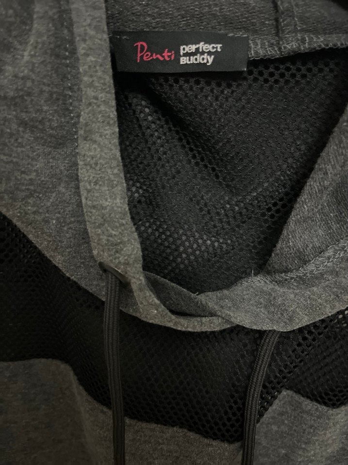 Penti Füme File Detaylı Kadın Spor Sweatshirt - Görsel 3