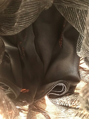 Siyah Parıltılı Elbise - Görsel 5