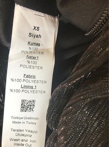 Siyah Parıltılı Elbise - Görsel 6