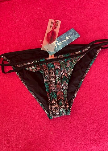 Penti Bohem Desenli Siyah Bikini Alti