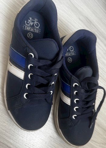 Defacto Mavi Çizgili Erkek Çocuk Spor Ayakkabı - Görsel 3