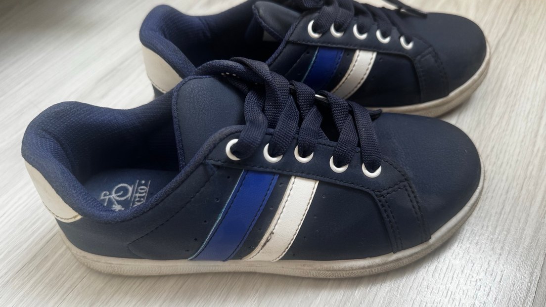 Defacto Mavi Çizgili Erkek Çocuk Spor Ayakkabı - Görsel 2