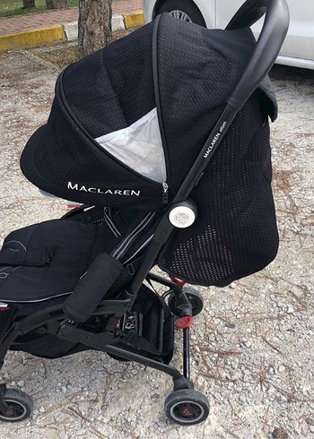Maclaren Siyah Bebek Arabası - Görsel 2