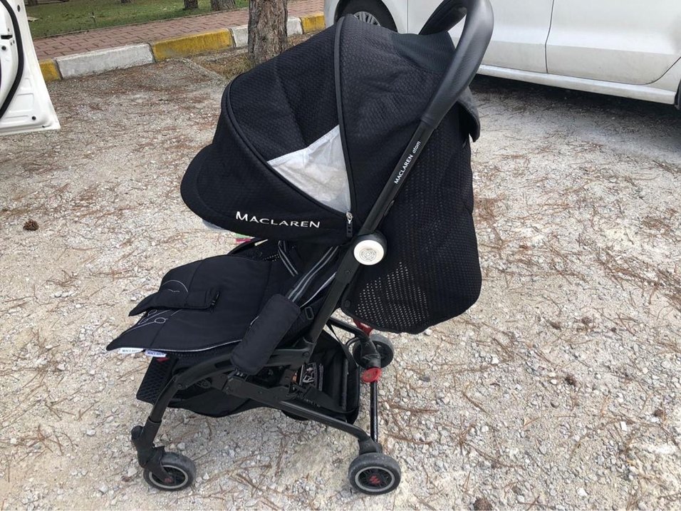 Maclaren Siyah Bebek Arabası - Görsel 2