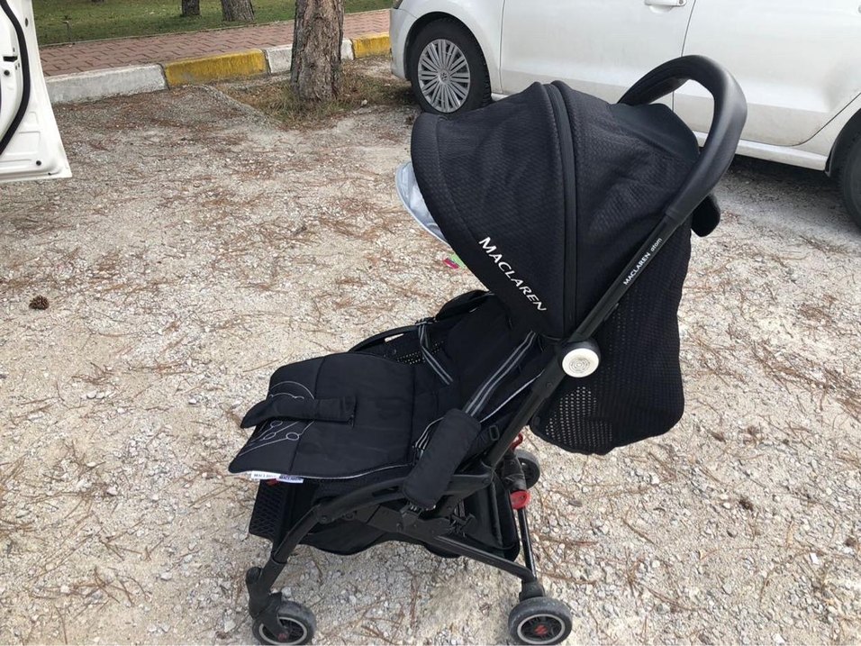 Maclaren Siyah Bebek Arabası - Görsel 4
