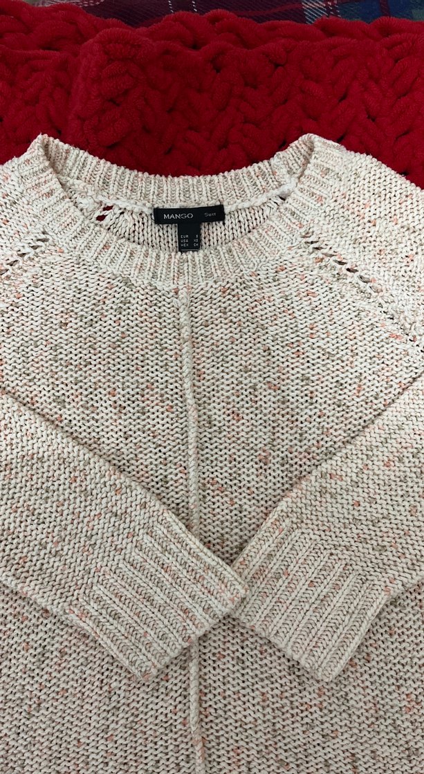 Örgü Bohem Kadın Kazak - Görsel 2