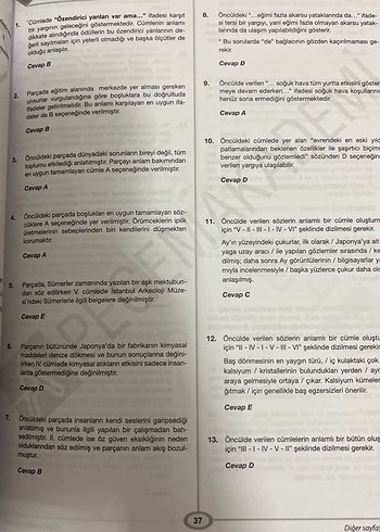 DGS 5 Deneme Sınavı Tamamı Çözümlü 2021 - Görsel 2