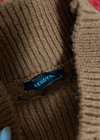 Bohem Tarz Kahverengi Örgü Kadın Kazak - Görsel 3