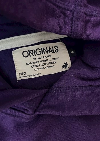 Mor Kapüşonlu Jack & Jones Sweatshirt - Görsel 3