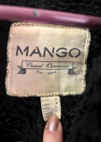 Siyah Kadın Kürklü Deri Ceket - Görsel 6