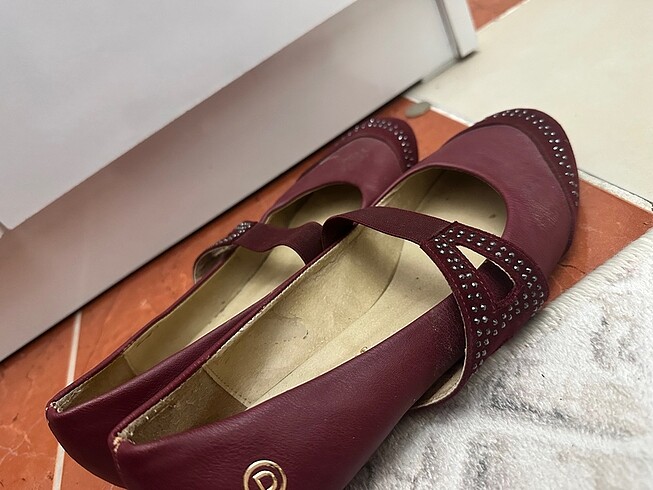 39 Beden bordo Renk Bayan babet