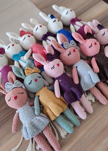Beden Amigurumi uykucu tavşan