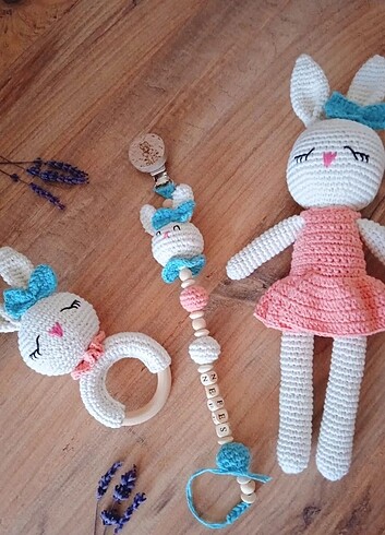 Amigurumi yeni doğan set