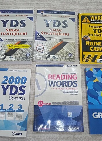  Beden İngilizce yds hazırlık kitapları 