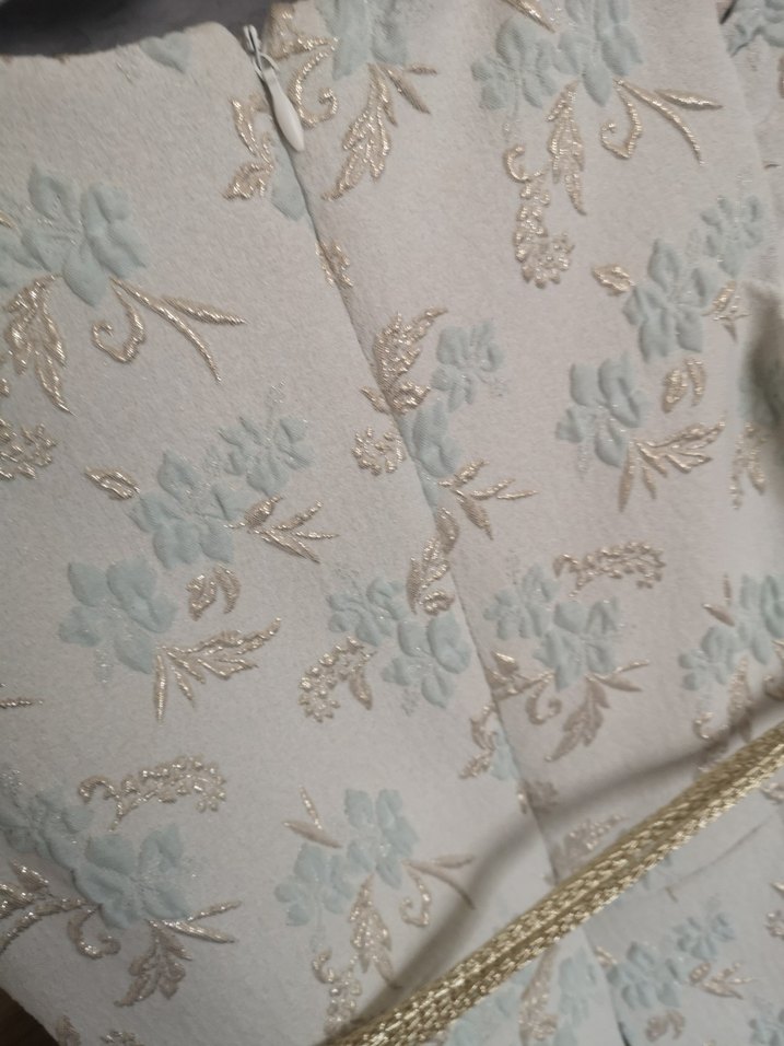 Kız Çocuk Beyaz Nakışlı Dantel Elbise - Görsel 4