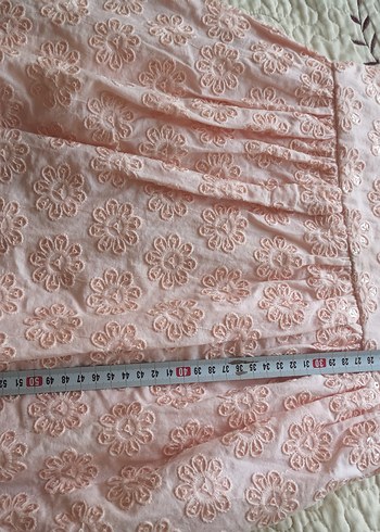 Kız Çocuk Dantelli Pembe Elbise - Görsel 7