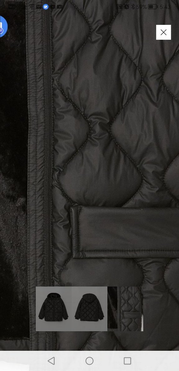 Siyah Kız Kışlık Mont - Görsel 3