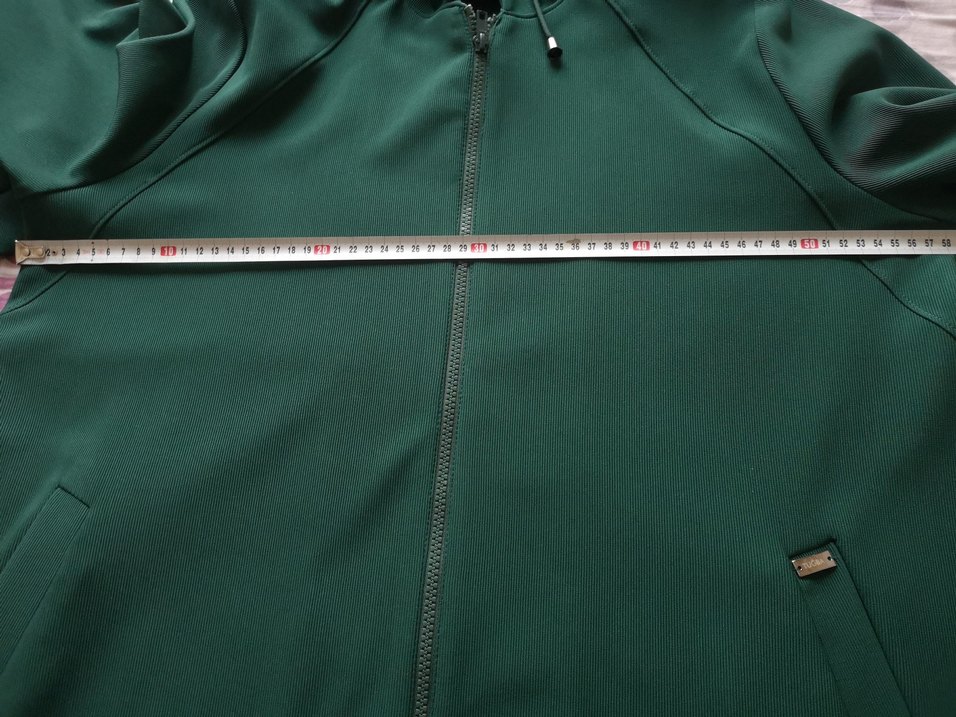 Koyu Haki Kadın Spor Kapüşonlu Kap - Görsel 3