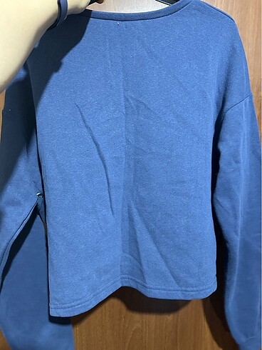m Beden lacivert Renk Lacivert crop sweat m beden