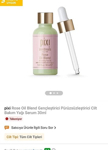 Beden Pixi cilt bakım yagı