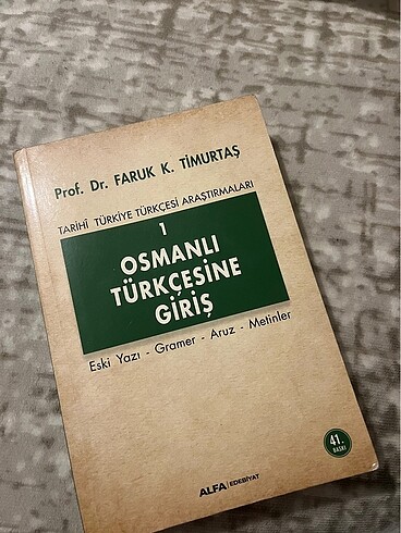 osmanlı türkçesine giriş 1 prof. dr. faruk k. timurtaş