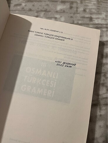 Beden osmanlı türkçesi grameri prof. dr faruk k. timurtaş