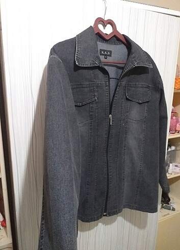 Mavi Jeans Oversize koyu gri kot ceket