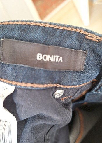 38 Beden Kadın Lacivert Denim Normal Boy JeanBonita jean pantolon.