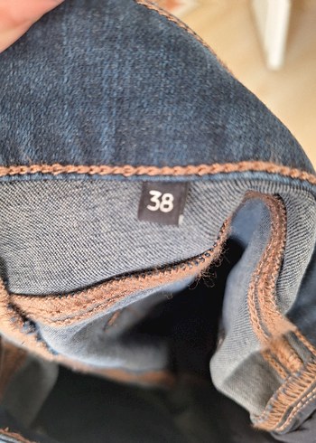 38 Beden lacivert Renk Kadın Lacivert Denim Normal Boy JeanBonita jean pantolon.