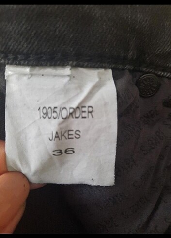 xs Beden siyah Renk Jake's Jean