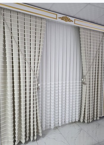 Koyu Yeşil Nakışlı Perde - Görsel 17