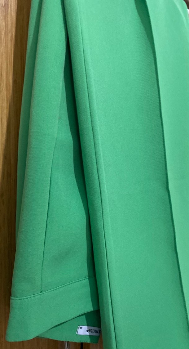 Yeşil Kadın Uzun Kumaş Pantolon - Görsel 4