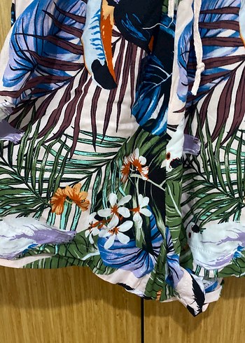 Çok Renkli Bohem Kadın Tulum - Görsel 5