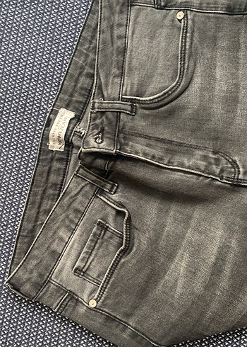 Gri  Denim Pantolon - Görsel 3